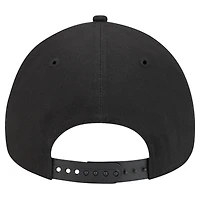 Casquette réglable ton sur ton Pop 9FORTY A-Frame Pittsburgh Pirates New Era noire pour hommes