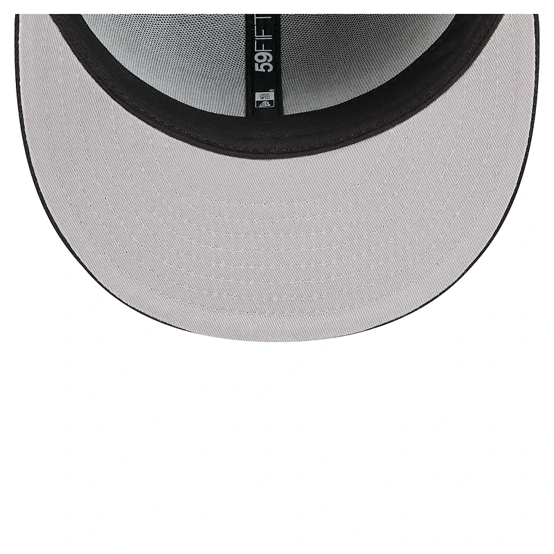 Casquette ajustée Tri-Hit 59FIFTY noire des Pirates de Pittsburgh pour homme New Era