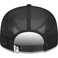 Casquette Snapback Pittsburgh Pirates Trucker 9FIFTY New Era noire pour homme