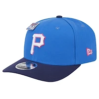 Men's New Era Blue/Navy Pittsburgh Pirates 2024 Big League Chew Flavor Pack 9SEVENTY Adjustable Hat