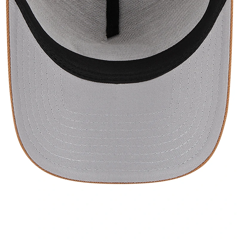 Casquette ajustable 9FORTY A-Frame Trucker des Pirates de Pittsburgh New Era marron pour hommes