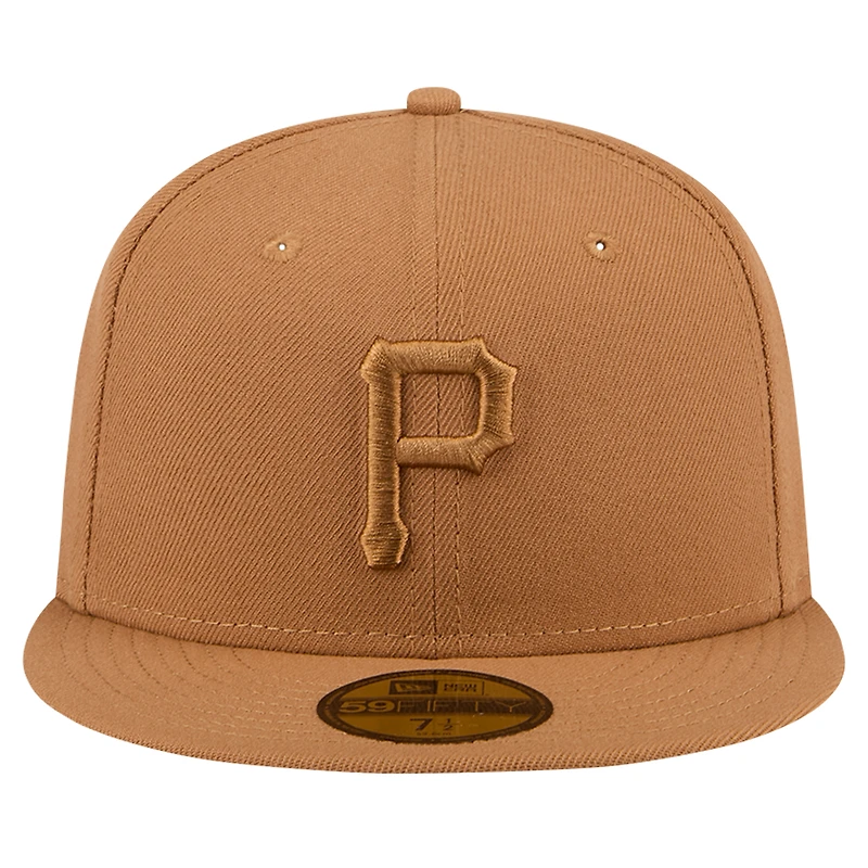 Men's New Era Brown Pittsburgh Pirates Color Pack 59FIFTY Fitted Hat
