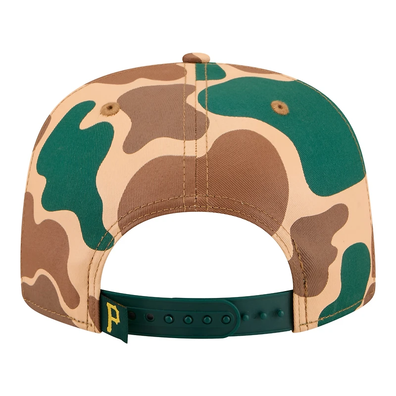 Casquette ajustable New Era camouflage Pittsburgh Pirates Duck 19TWENTY pour homme