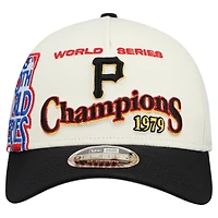 Men's New Era  Cream/Black Pittsburgh Pirates World Series 9FORTY M-Crown Adjustable Hat