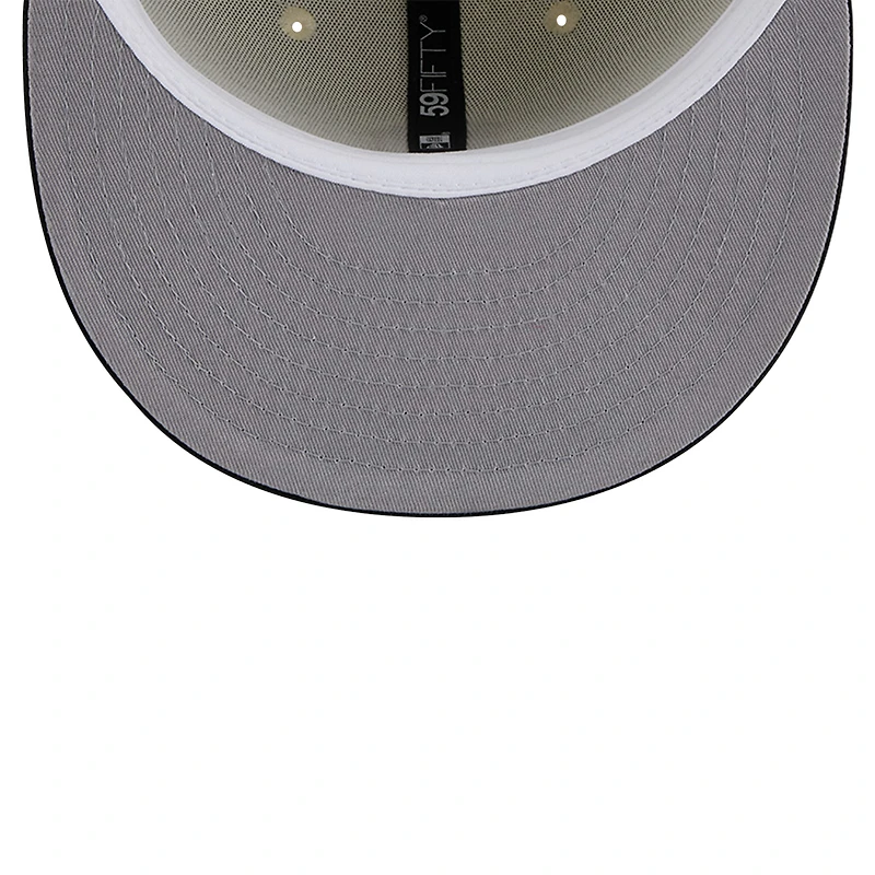 Casquette ajustée Chrome 59FIFTY pour homme des Pirates de Pittsburgh New Era couleur crème