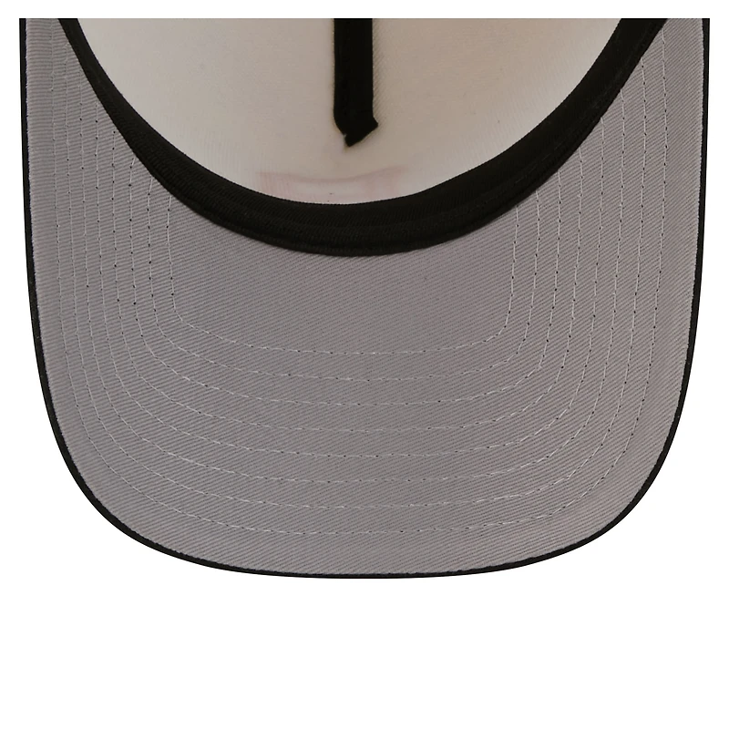 Men's New Era Cream Pittsburgh Pirates Chrome A-Frame 59FORTY Fitted Hat
