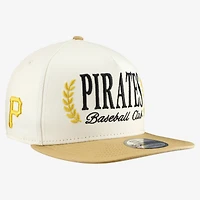 Casquette snapback New Era crème Pittsburgh Pirates Club 9FIFTY pour homme