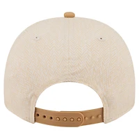 Men's New Era  Cream Pittsburgh Pirates Herringbone 9FIFTY A-Frame Snapback Hat