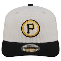Men's New Era  Cream Pittsburgh Pirates Loyal 9SEVENTY Adjustable Hat