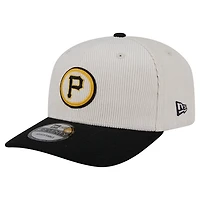 Men's New Era  Cream Pittsburgh Pirates Loyal 9SEVENTY Adjustable Hat