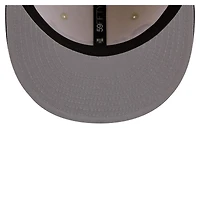 Men's New Era  Cream Pittsburgh Pirates Two-Tone Stitch 59FIFTY Fitted Hat