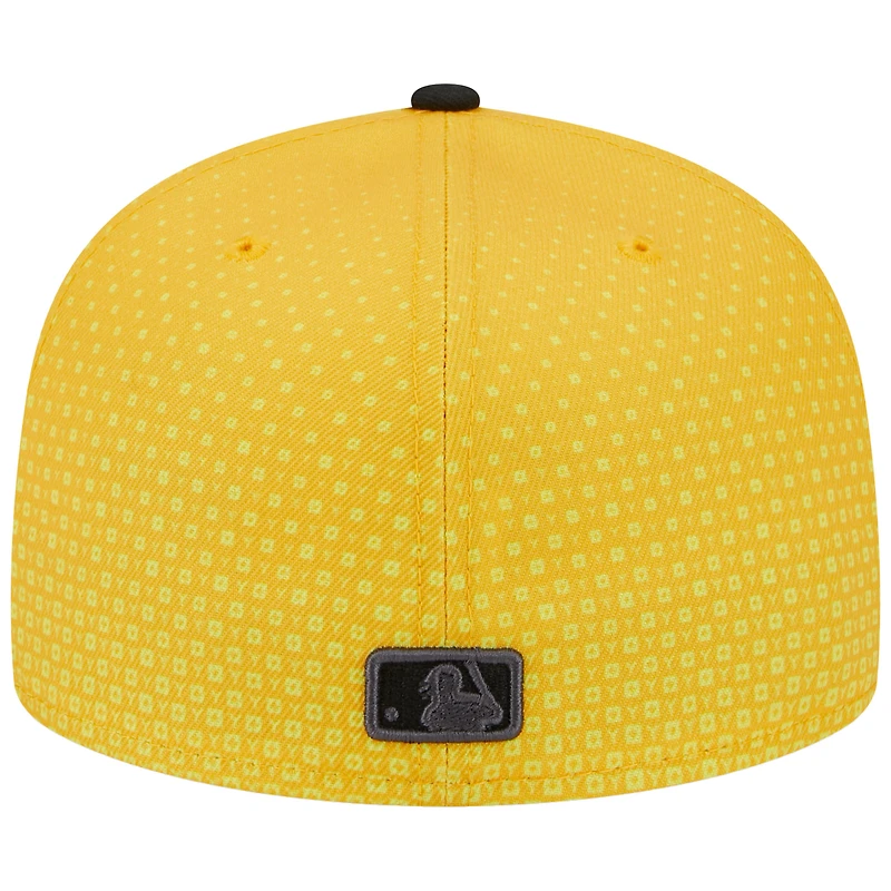 Casquette ajustée 59FIFTY Pittsburgh Pirates 2023 City Connect New Era pour homme, or/noir