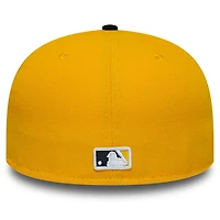 Casquette ajustée New Era 59FIFTY pour homme, or et noir, Pittsburgh Pirates, entraînement de printemps 2026, profil bas