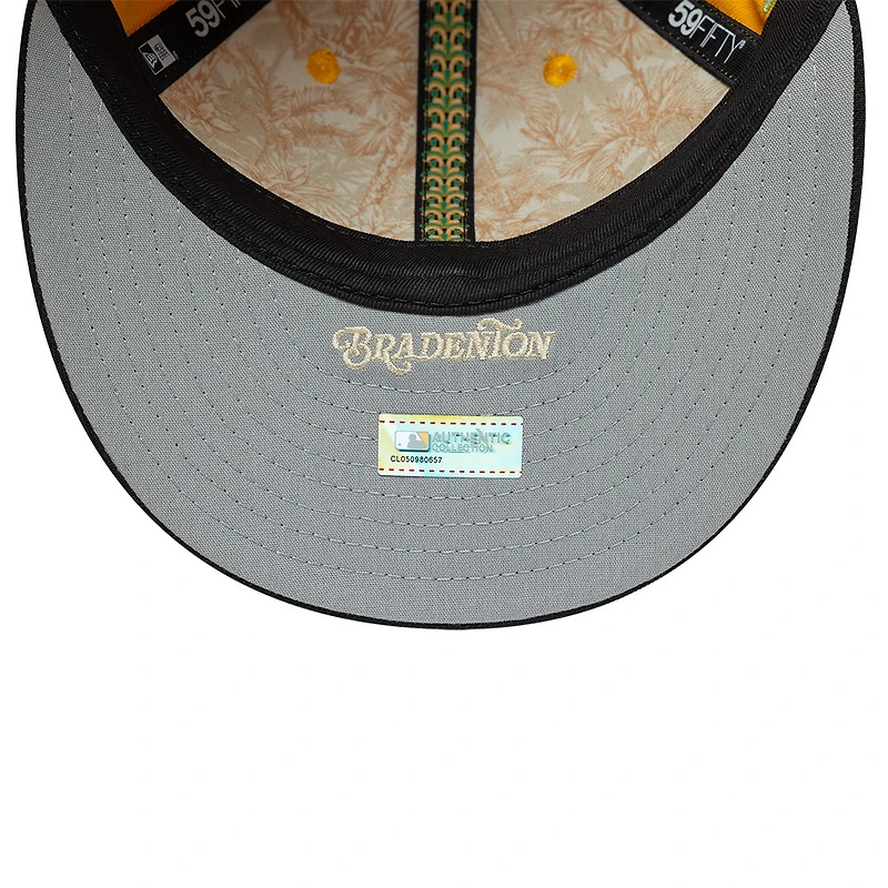 Men's New Era Gold/Black Pittsburgh Pirates 2026 Spring Training Low Profile 59FIFTY Fitted Hat