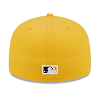 Casquette ajustée 59FIFTY City Connect Icon des Pittsburgh Pirates New Era dorée pour hommes
