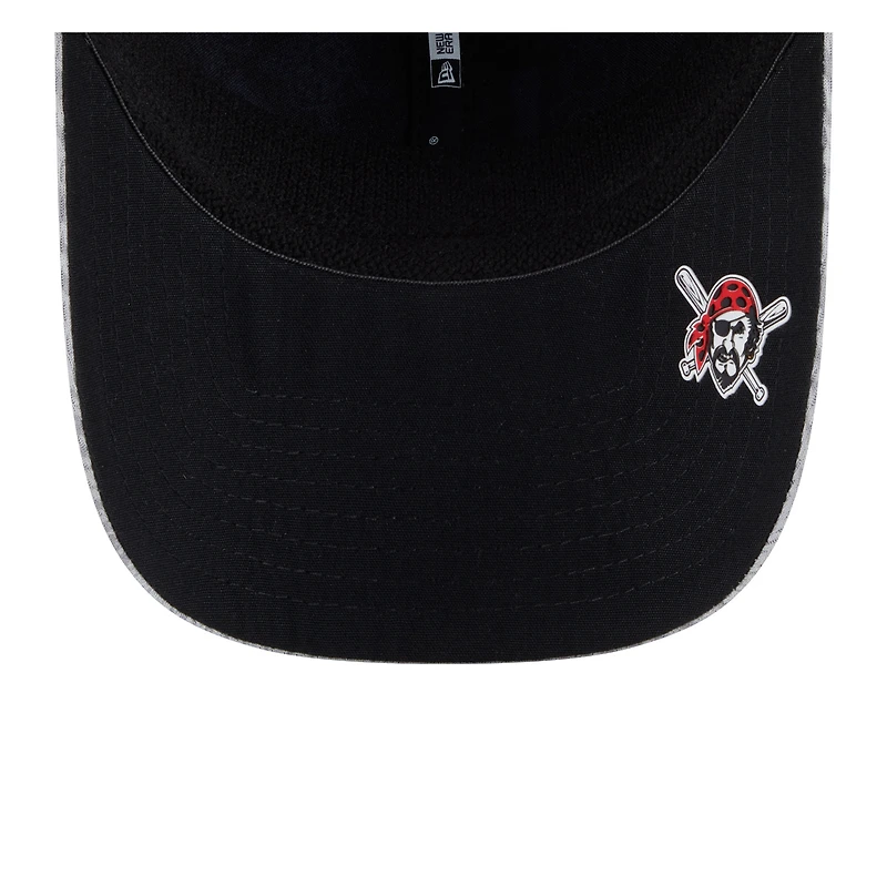 Men's New Era Gray Pittsburgh Pirates 2025 MLB Clubhouse 39THIRTY Flex Hat