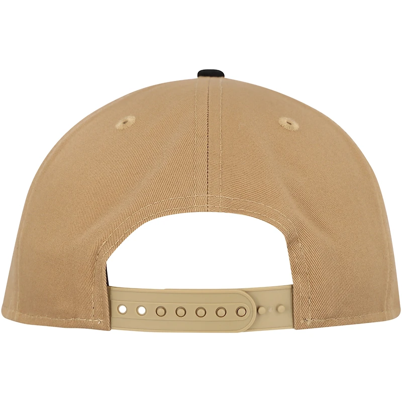 Men's New Era Khaki/Black Pittsburgh Pirates Golfer Snapback Hat