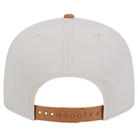 Men's New Era Khaki/Brown Pittsburgh Pirates Color Pack Two-Tone 9FIFTY Snapback Hat