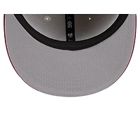 Casquette ajustée 59FIFTY du 4 juillet New Era pour hommes, kaki/rouge, Pittsburgh Pirates 2024