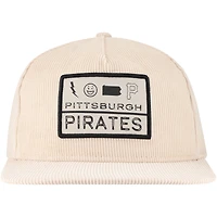 Casquette Snapback de golfeur essentiel d'été des Pirates de Pittsburgh New Era kaki pour hommes