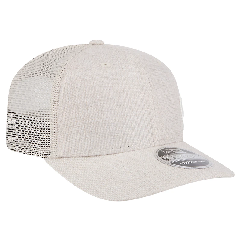 Men's New Era Light Beige Pittsburgh Pirates Flawless 9SEVENTY Stretch-Snap Hat