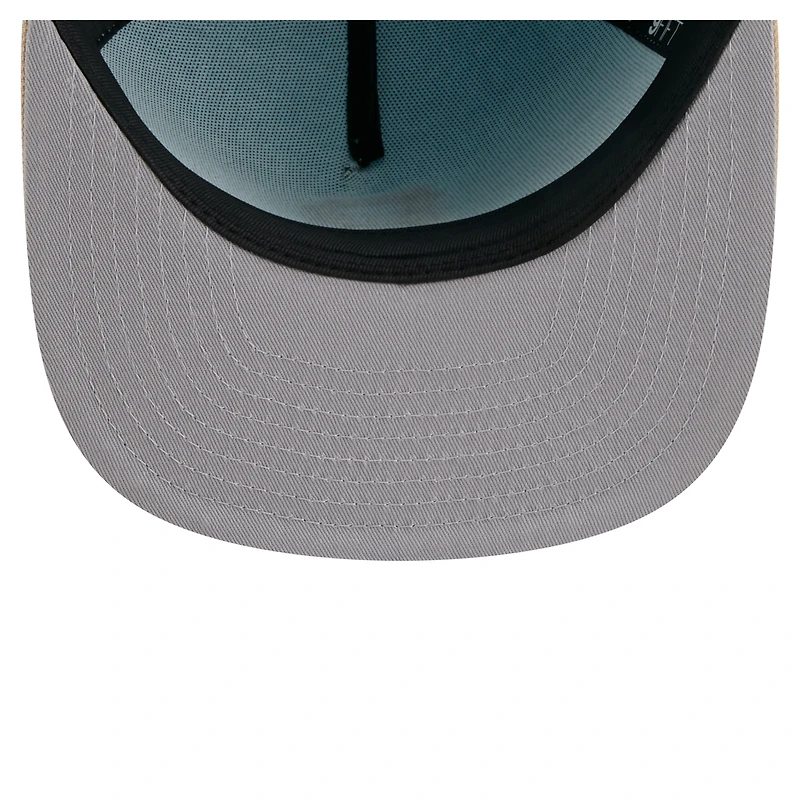 Men's New Era  Light Blue/Light Beige Pittsburgh Pirates Color Pack A-Frame 9FIFTY Snapback Hat