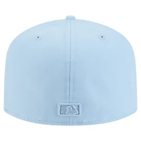 Casquette ajustée New Era 59FIFTY bleu clair pour homme, coloris A-Frame, des Pirates de Pittsburgh