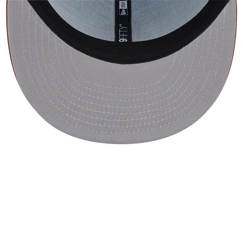 Men's New Era Light Blue Pittsburgh Pirates Spring Color Two-Tone 9FIFTY Snapback Hat
