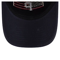Men's New Era Navy Pittsburgh Pirates Americana Flag 9TWENTY Adjustable Hat