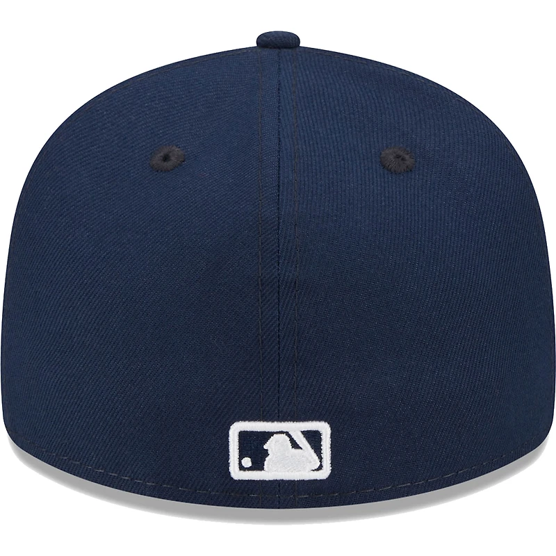 Casquette ajustée 59FIFTY pour homme Pittsburgh Pirates Oceanside à profil bas bleu marine New Era