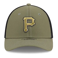 Men's New Era  Olive Pittsburgh Pirates 2026 Armed Forces Day 39THIRTY M-Crown Flex Hat