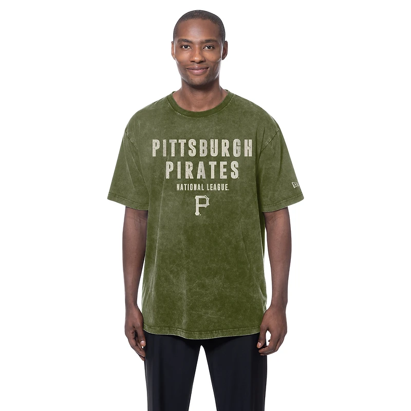 Men's New Era  Olive Pittsburgh Pirates 2026 Armed Forces Day T-Shirt