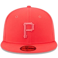 Casquette ajustée New Era Pittsburgh Pirates 2023 Spring Color Basic 59FIFTY pour homme, rouge