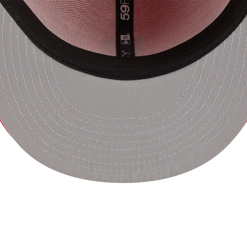 Casquette ajustée New Era Pittsburgh Pirates 2023 Spring Color Basic 59FIFTY pour homme, rouge
