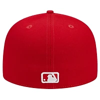 Casquette ajustée 59FIFTY avec logo rouge des Pirates de Pittsburgh New Era pour homme