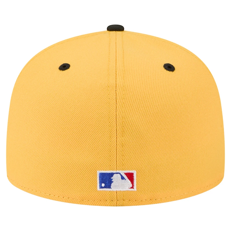 Casquette ajustée New Era Roberto Clemente dorée 59FIFTY des Pirates de Pittsburgh pour homme