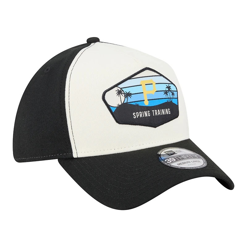 Men's New Era Stone Pittsburgh Pirates 2026 Spring Training Fan Pack Gradient 39THIRTY Flex Hat