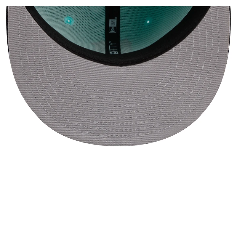 Casquette ajustée New Era 59FIFTY pour homme, coloris turquoise/charbon Pittsburgh Pirates, lot de deux