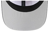 Casquette ajustable New Era 9SEVENTY blanche/noire des Pirates de Pittsburgh pour homme