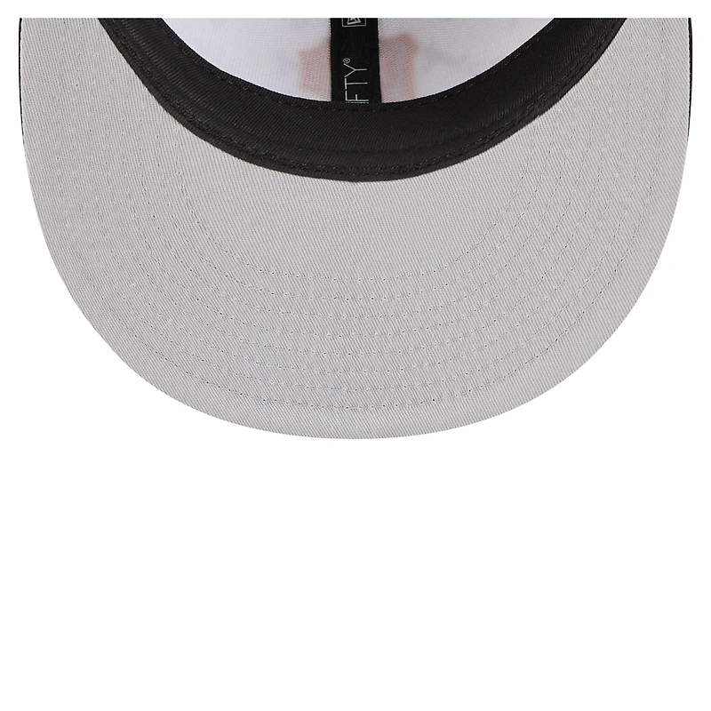 Men's New Era White/Black Pittsburgh Pirates Repeat 59FIFTY Fitted Hat