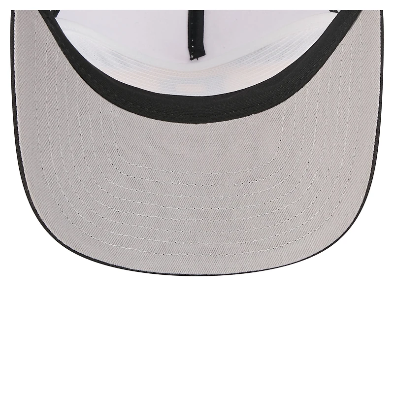 Men's New Era White/Black Pittsburgh Pirates Retro Cut 19TWENTY Adjustable Trucker Hat
