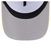 Casquette trucker New Era 9FIFTY Foodie A-Frame blanche et or Pittsburgh Pirates pour homme