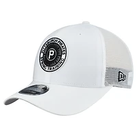Casquette trucker ajustable New Era blanche Pittsburgh Pirates 2026 Spring Training Fan Pack 9SEVENTY pour homme