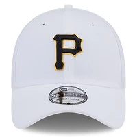 Casquette 39THIRTY Flex blanche des Pirates de Pittsburgh New Era pour homme