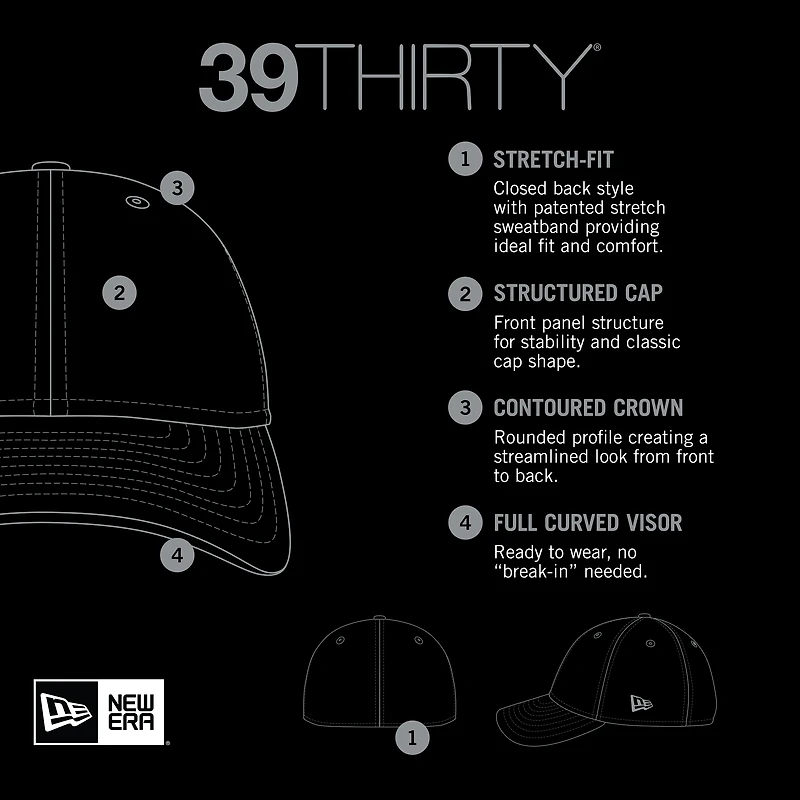 Men's New Era White Pittsburgh Pirates 39THIRTY Flex Hat