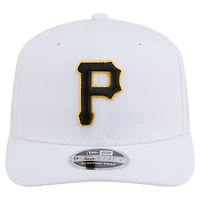Casquette ajustable New Era blanche des Pirates de Pittsburgh COOLERA 9SEVENTY pour homme