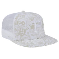 Casquette Snapback 9FIFTY Snapback A-Frame Trucker Dunes avec logo des Pirates de Pittsburgh New Era pour hommes