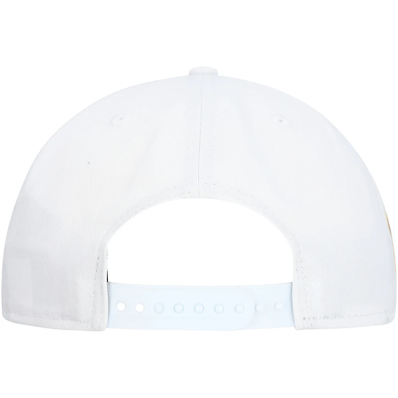 Men's New Era White Pittsburgh Pirates Paradise Golfer Adjustable Hat