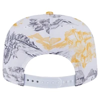 Casquette snapback blanche à imprimé Island Golfer des Pirates de Pittsburgh de New Era pour homme