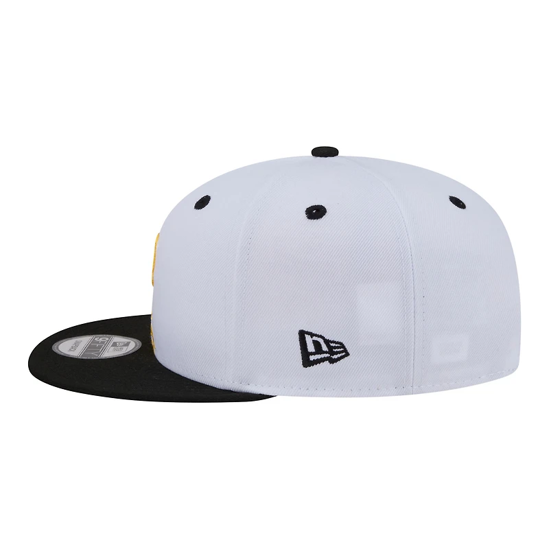 Men's New Era White Pittsburgh Pirates Swept 9FIFTY Snapback Hat